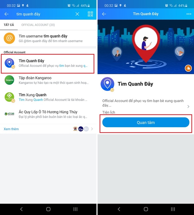 Tìm bạn bè quanh đây thôi nào