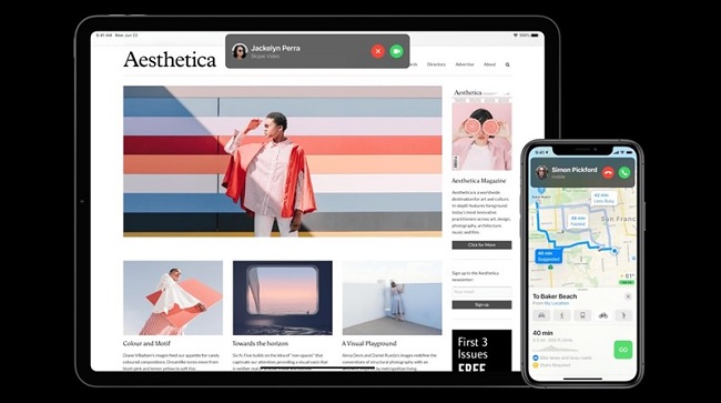 Giao diện cuộc gọi mới