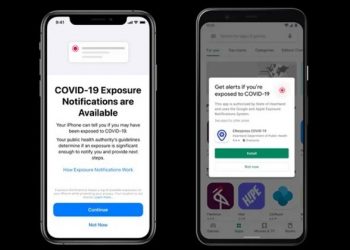 tính năng thông báo tiếp xúc COVID-19 trên iOS 13.7