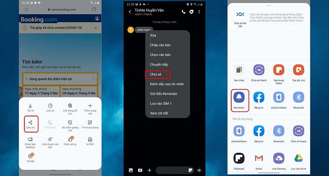Tính năng nhắc nhở giúp ích cho bạn rất nhiều trong công việc