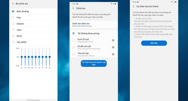 Tính năng cá nhân hóa âm thanh rất ấn tượng