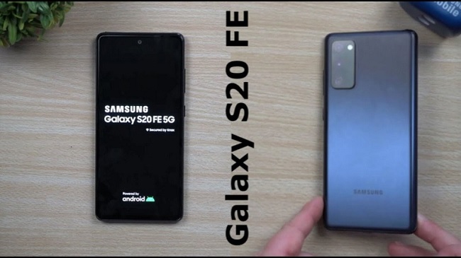 Hình ảnh Samsung Galaxy S20 FE cắt từ clip