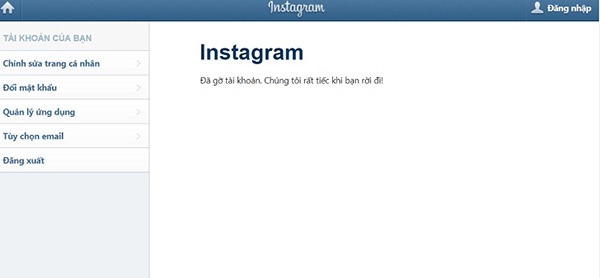 Nhấn chọn nút Permanently delete my account để xóa vĩnh viễn tài khoản 