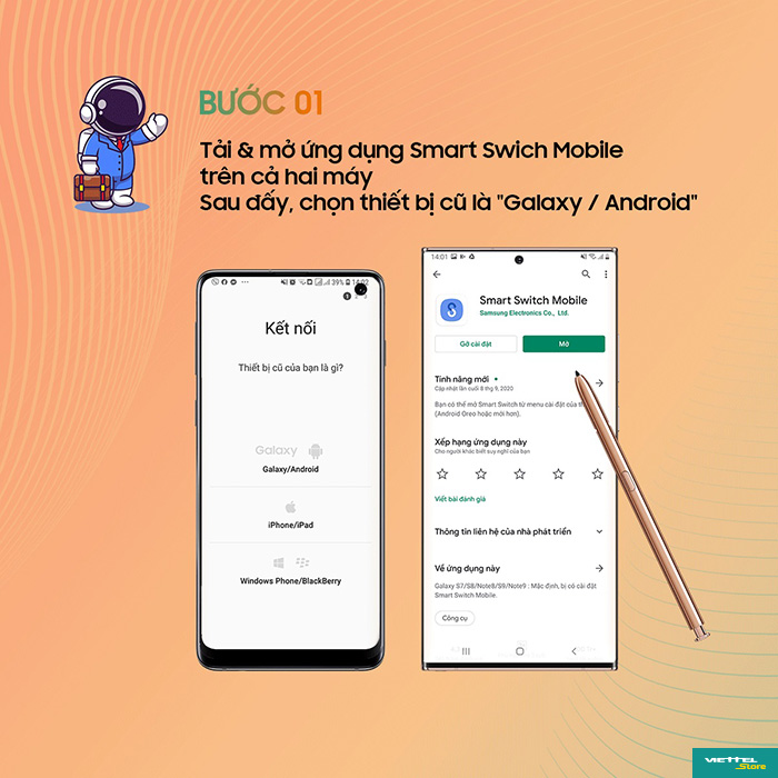 Smart Switch của Galaxy Note20 series