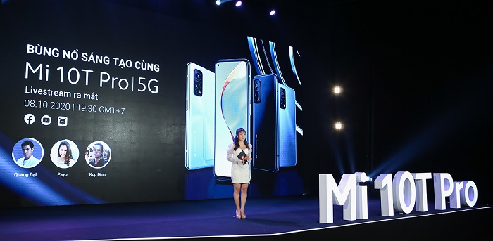Mi 10T Pro 5G chính thức được ra mắt tại Việt Nam