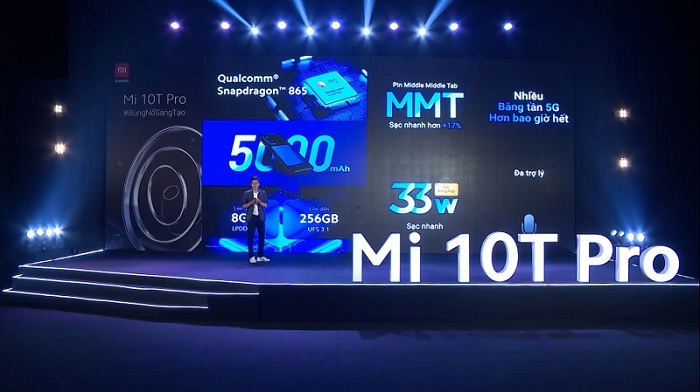 Hình ảnh trong buổi ra mắt Xiaomi Mi 10T Pro 5G tại Việt Nam