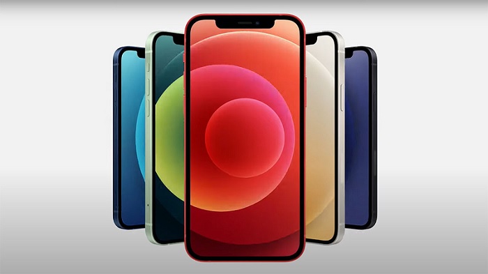 iPhone 12 với nhiều phiên bản màu sắc khác nhau