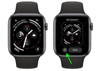 cách chia sẻ mặt đồng hồ Apple Watch trên watchOS 7