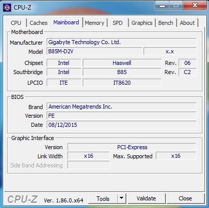 Cách sử dụng CPU Z để xem thông tin về Mainboard máy tính