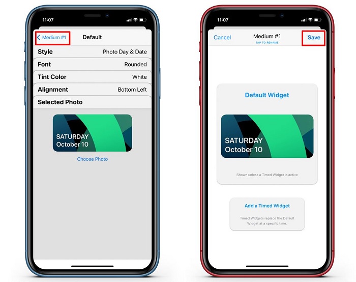 Nhấn nút Back, chọn Save