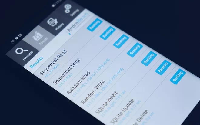 Vsmart Live 4 được trang bị bộ nhớ chuẩn UFS