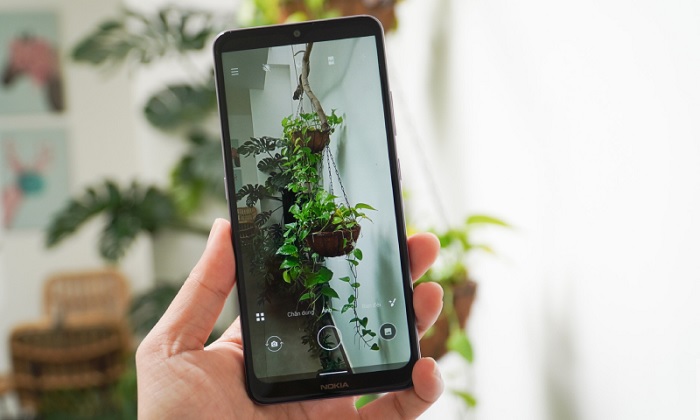 Giao diện camera của Nokia 2.4