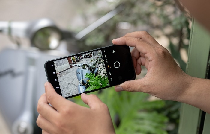 Giao diện ảnh chụp trên Realme 7i