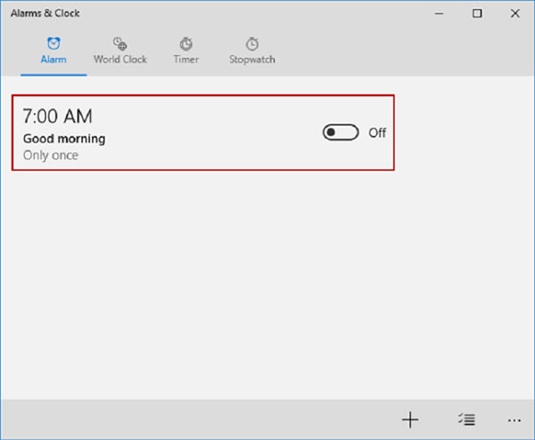 Cách đặt báo thức trên máy tính bằng Alarm & Clock