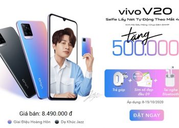 Giảm ngay 500.000 đồng cùng quà tặng hấp dẫn khi đặt trước Vivo V20 tại Viettel Store