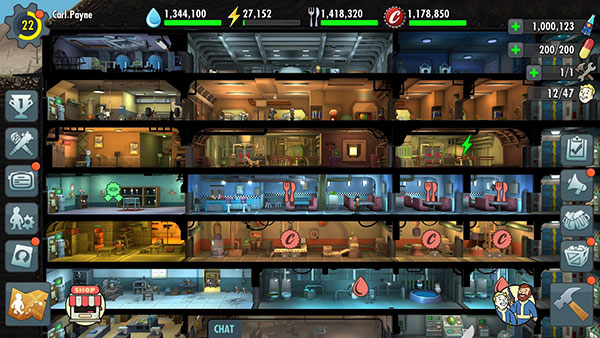Fallout Shelter là một tựa game đồ họa 2D thực sự