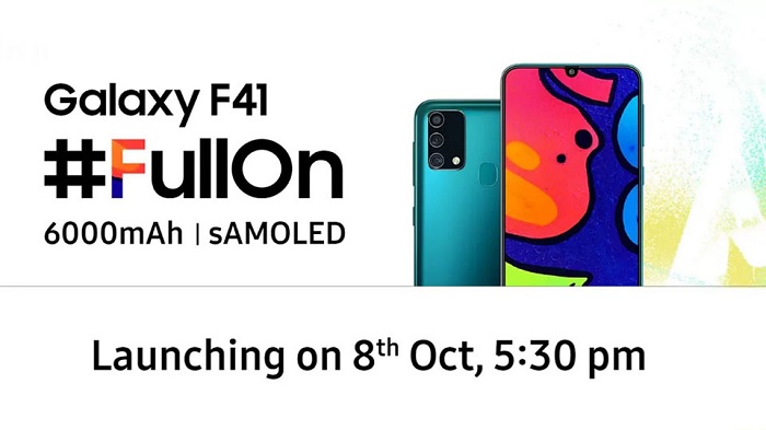 Galaxy F41 sẽ được trình làng vào 5h30p chiều tối ngày mai