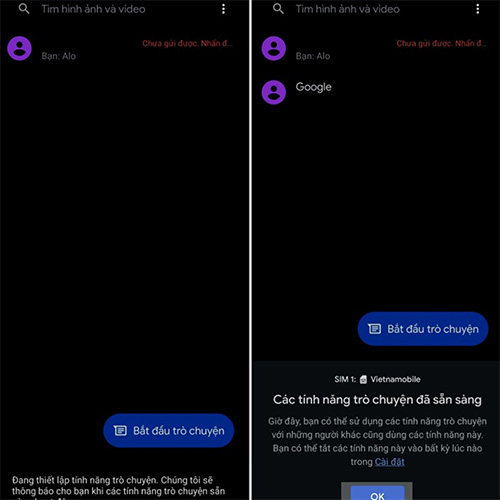 Cuối cùng là hãy bắt đầu trò chuyện miễn phí thôi nào