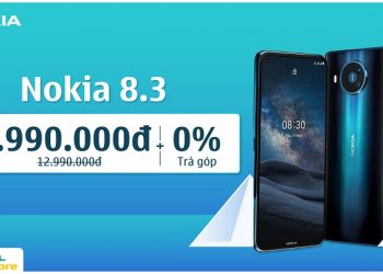 Nokia 8.3 5G giảm 1.000.000 đồng tại Viettel Store