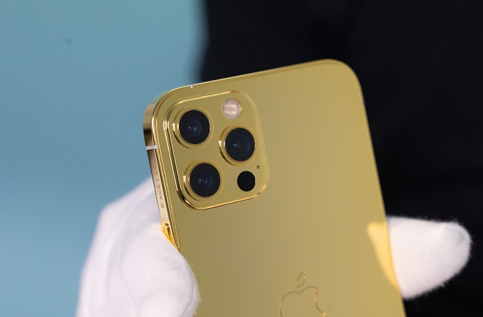 iPhone 12 Pro mạ vàng 24K