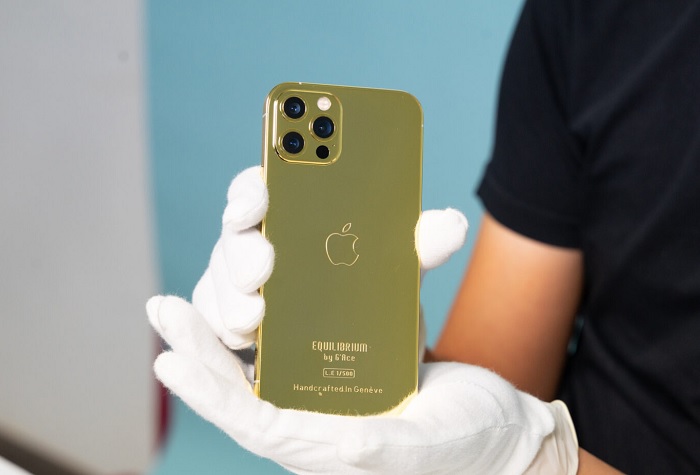 iPhone 12 Pro mạ vàng 24K