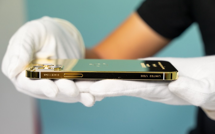 iPhone 12 Pro mạ vàng 24K