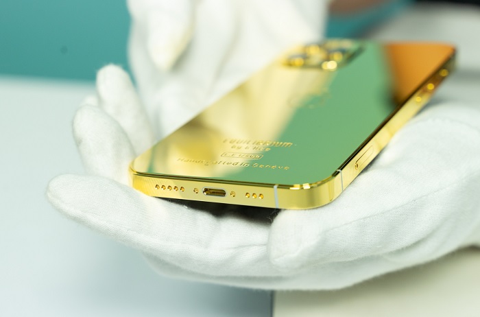 iPhone 12 Pro mạ vàng 24K