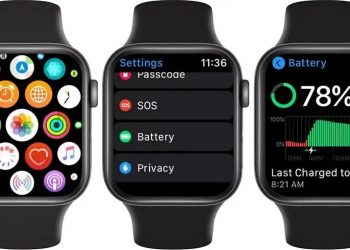 kiểm tra tình trạng pin trên watchOS 7