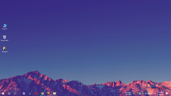 Tùy chỉnh thanh Taskbar trong suốt