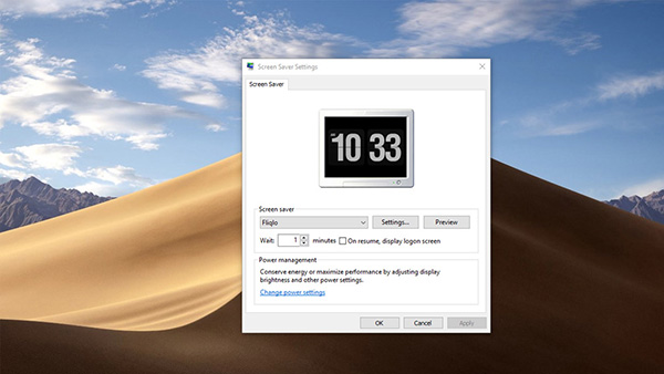 Tùy biến giao diện màn hình chờ screensaver