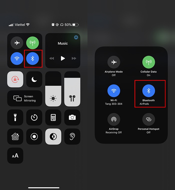 Kiểm tra kết nối với các thiết bị khác