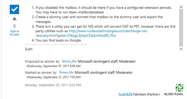 Profile Outlook bị lỗi hoặc lỗi trong quá trình chuyển dữ liệu file .PST 