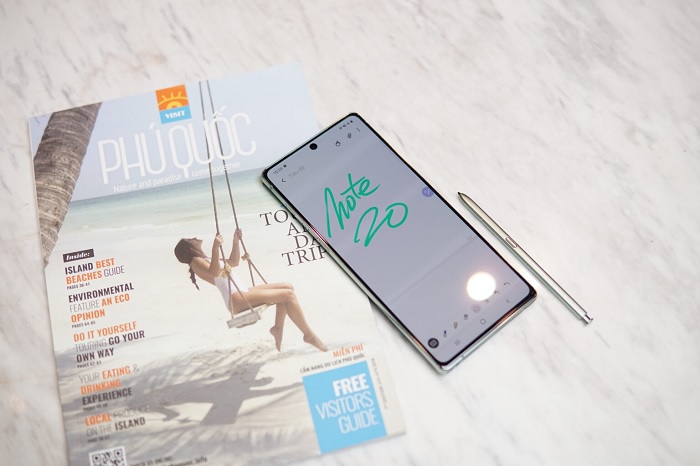 Chính cây bút thần kỳ S Pen tăng sức nổi bật cho Galaxy Note 20