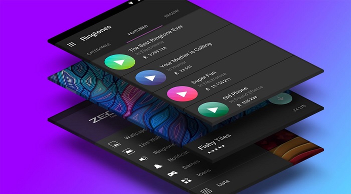 Zedge sở hữu kho tùy biến phong phú đáp ứng nhu cầu sử dụng của người dùng