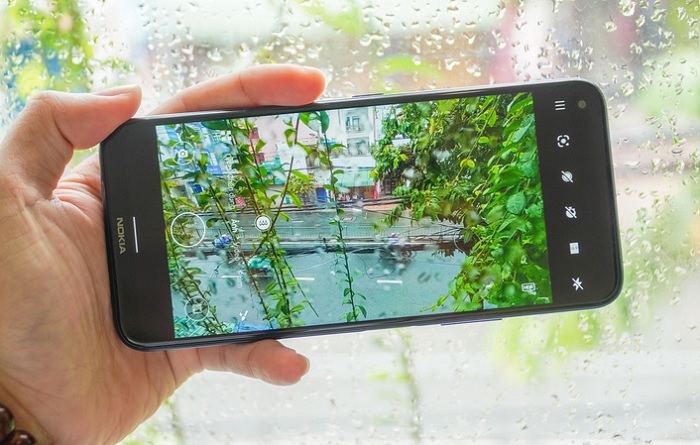 Giao diện camera của Nokia 8.3 5G