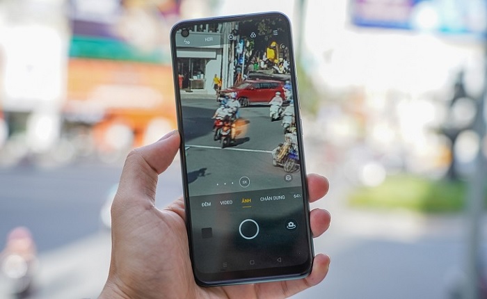 Giao diện camera của Realme 7i