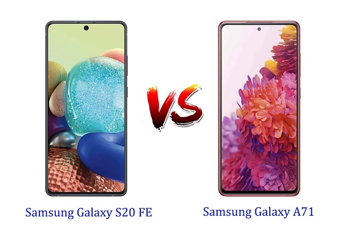 So sánh Samsung Galaxy S20 FE với Galaxy A71