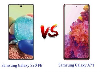 So sánh Samsung Galaxy S20 FE với Galaxy A71