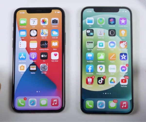 so sánh iphone 11 và 12