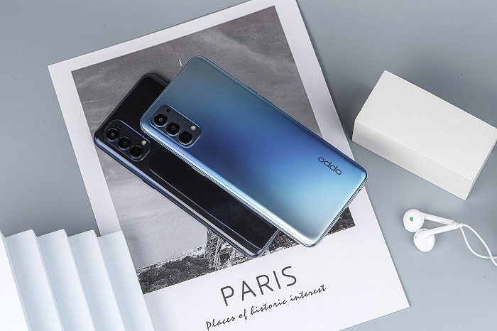Liệu OPPO Reno4 (trong ảnh) có để cho đàn em OPPO A93 vượt lên chiếm thị phần trên thị trường?