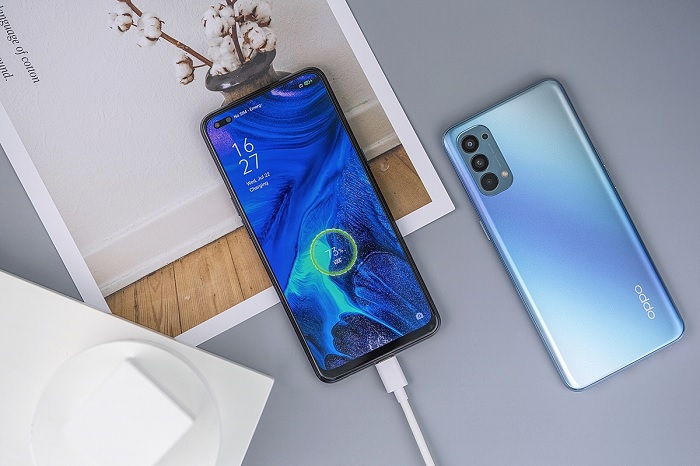 OPPO Reno4 còn nhỉnh hơn A93 về dung lượng pin và tốc độ sạc nhanh
