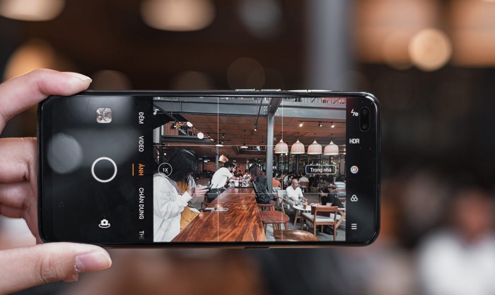 Giao diện camera sau của OPPO A93