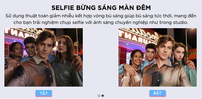Vivo V20 được trang bị tính năng "Selfie siêu chụp đêm"