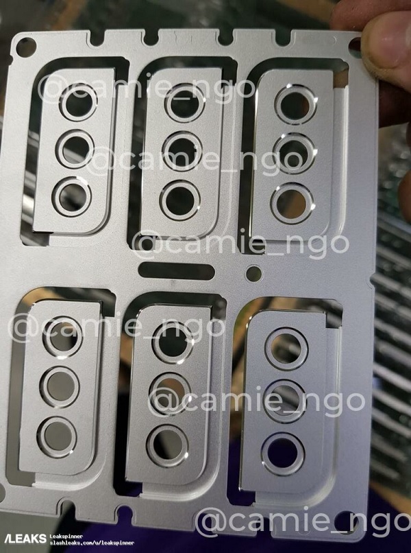Ảnh thực tế phần khung camera của Galaxy S21 series