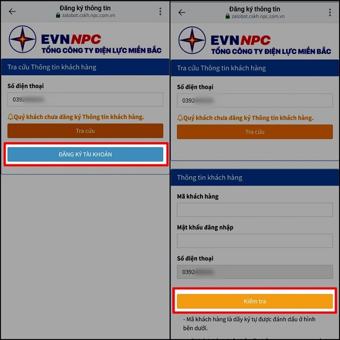 Đăng ký tài khoản