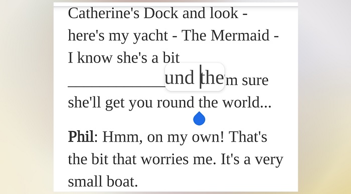 Di chuyển nhanh con trỏ