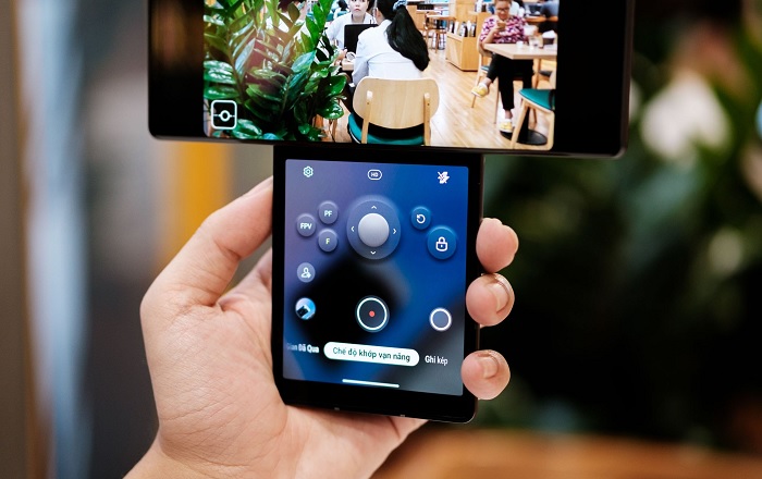 LG Wing có nhiều chế độ chuyên nghiệp sau khi mở màn hình lên