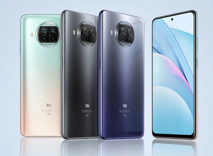 Cảm biến vân tay trên Mi 10T Lite nằm ở nút nguồn bên cạnh máy