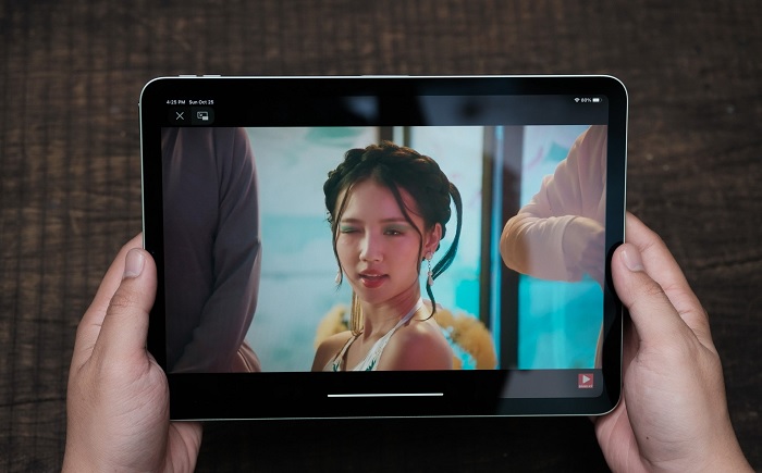 iPad Air 4 chiến tốt các ứng dụng chỉnh sửa hình ảnh, dựng video 4K, thiết kế, chơi mượt mà mọi tựa game,....