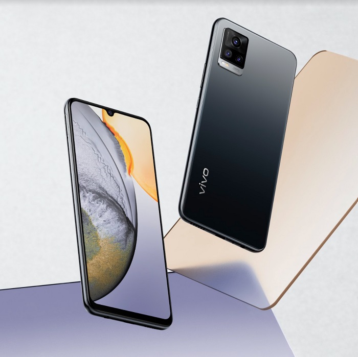 vivo V20 sẽ làm hài lòng các fan với Thiết kế Kính Mờ Siêu Mỏng, cho độ dày chỉ khoảng 7,38mm và cân nặng là 171g